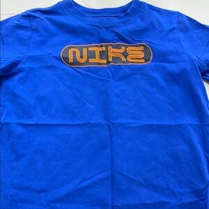 Nike Retro Blue and Orange Short Sleeve Tee